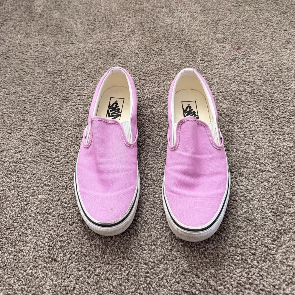Vans Slip-On Sneakers in Light Pink